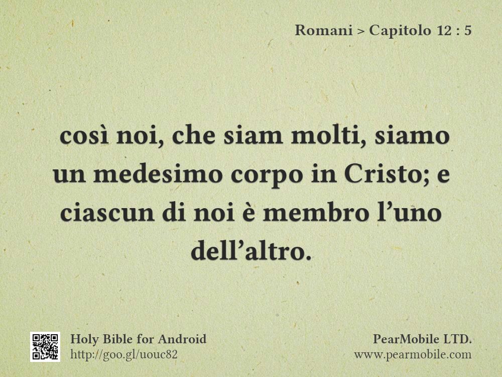 Romani, Capitolo 12:5